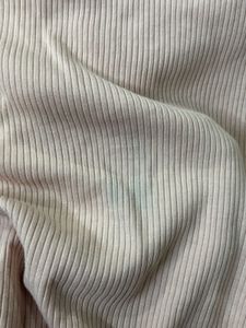 Peach Ribbed String Crop Top