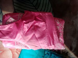 Rose Slik Saree
