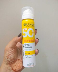Garnier Super UV Spf50 Invisible Airmist Sunscreen