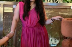 its pretty pink gown stylish