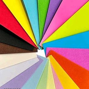 50 Pieces Colourful Craft Paper