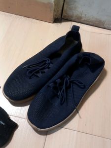 Navy Blue Shoe