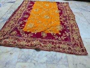 Bandhani gotapatti saree