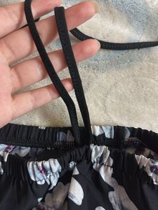 Floral Ruffle Crop Top