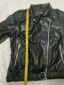 Stylish Black Faux Leather Jacket