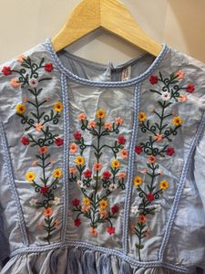 lee cooper embroidered top