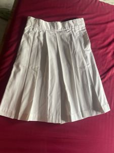 White Pleated Skirt School Uniform