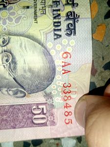 Collectible 50 Rupee Note