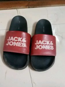 Jack &amp; Jones Red Slides