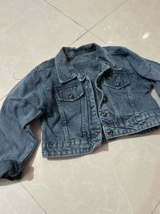 Denim Cropped Jacket