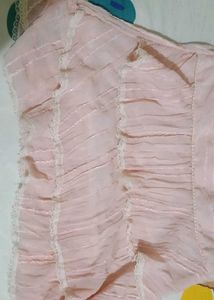 Baby Pink Ruffle coquette Doll Top