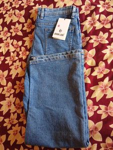 Women Flared High&#39; Rise Blue Jeans