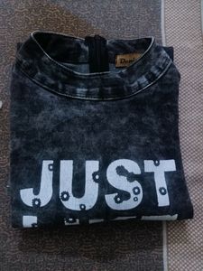 Denim Top, Size M,