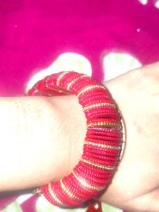 Red &amp; Gold Bangle Set girls bracelet new fashin de