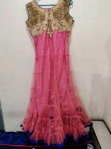 Ethnic Pink Gown
