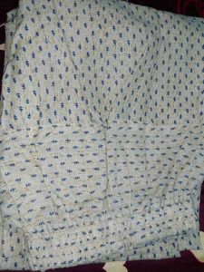 Vintage White Patterned Pants