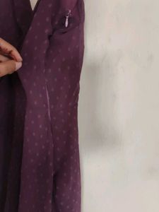 Elegant Purple Maxi Dress