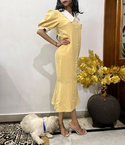 Yellow Summer Bodycon Dress
