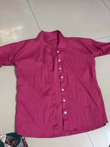 Pink Casual Shirt