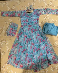 Floral Print Kurta Set