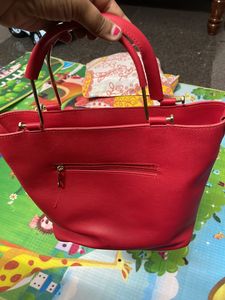 Hand Bag - Red