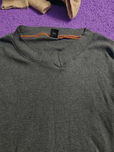 Gray Long Sleeve Top