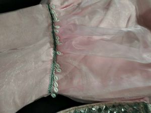New Zari Work Garara Dress Full Gotta Patti Wor
