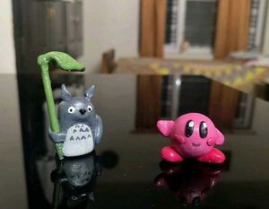 Totoro & Kirby Clay Desk Buddies✨
