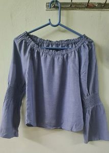STONE BLUE CROP TOP