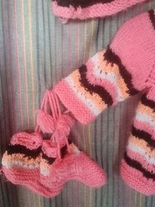 Cute Knitted Baby Set