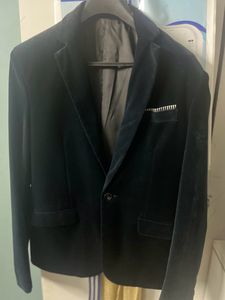 Velvet Blazer Party Wear