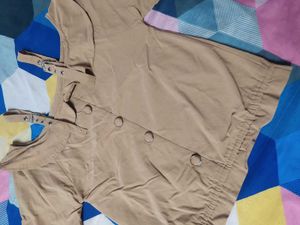 Off Shoulder Design With Belt