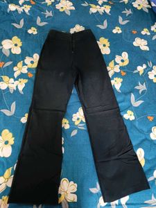Black Flare Leg Pants