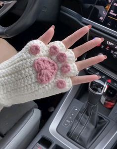 Kitten Claw Fingerless Gloves