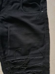 CITY GIRL Ripped Black High Waist Jeans