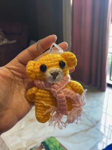 Crochet Bear Keychain