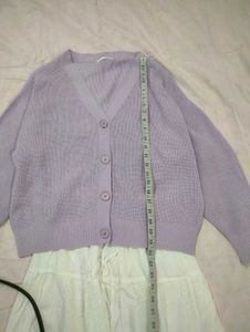 Combo Of Cardigan And Skirt