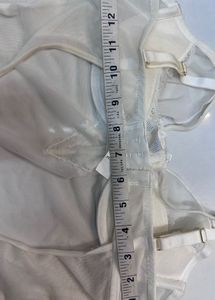 White Lace Bodysuit Lingerie 32/34/36
