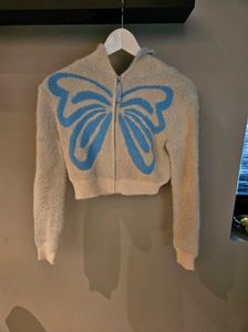 Butterfly Zip-Up Hoodie