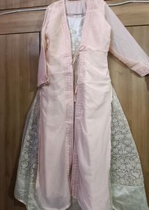 Ethnic Gown With Shrug