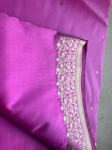 Pink Light Weight Silk Saree