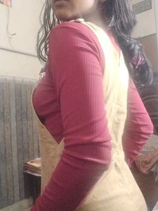 Corduroy Overall Dress