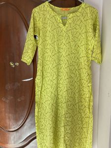 Elegant Green Printed Kurta