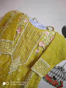 Elegant Embroidered Pakistani Suit