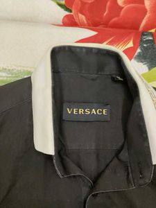 Versace Black Button-Down Shirt