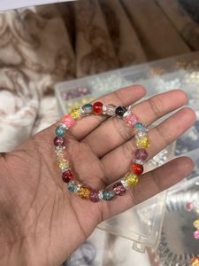 Colorful Beaded Bracelet with spacer