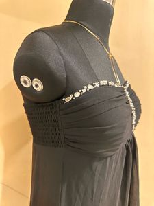 Black Embellished Mini Dress