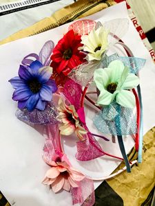 6pcs Multicolor Hairband Set For Kids Girls
