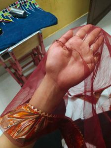 Beautiful Anarkali Kurta With Heavy Net Duptta