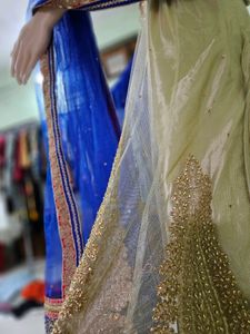 Blue Lahenga Choli